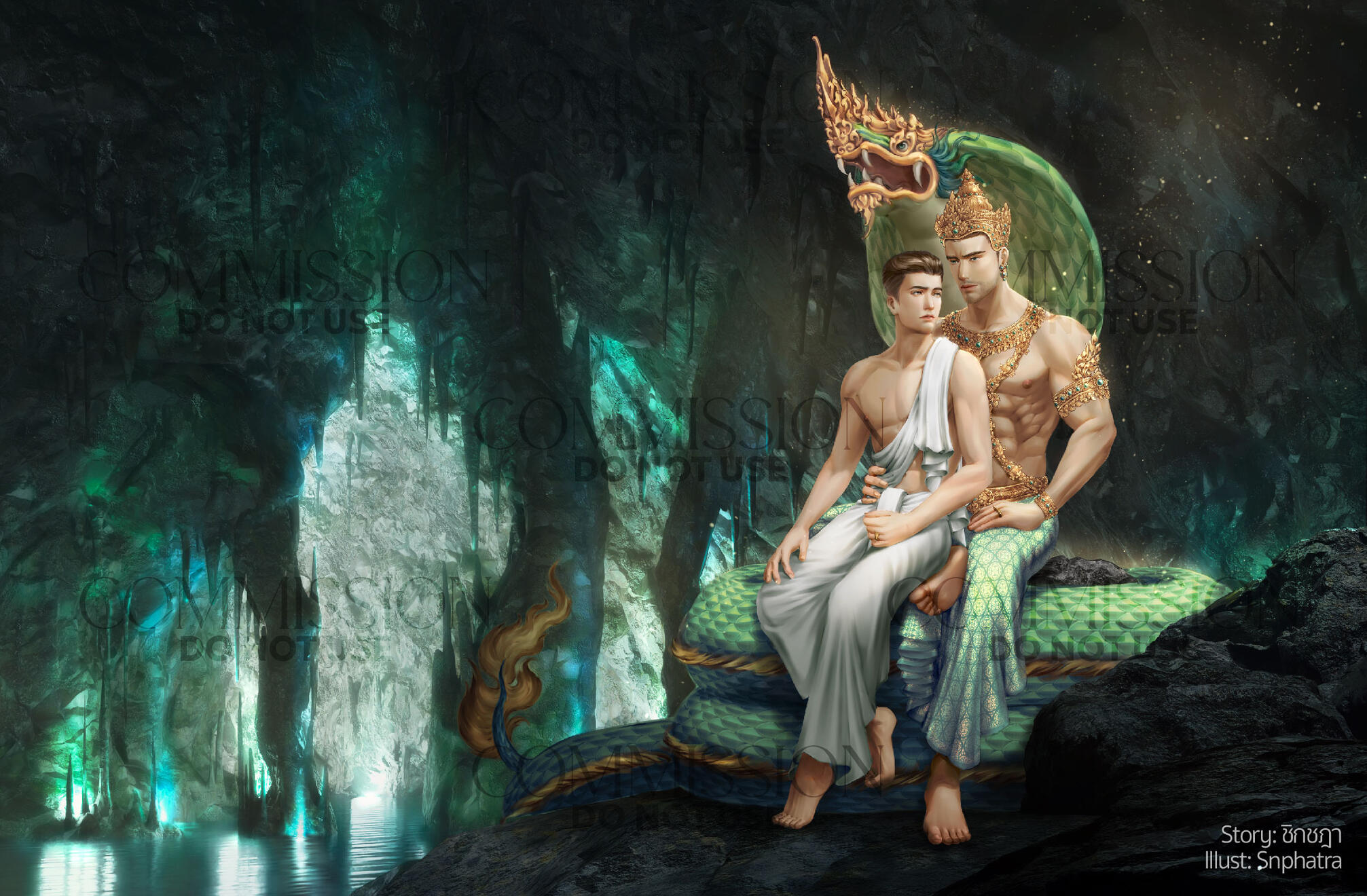 Novel Cover: Full Body, Full Color, Full CG, Full Costume